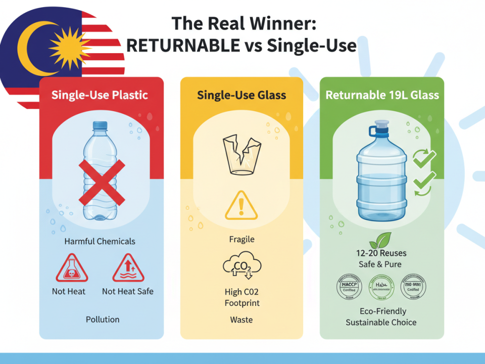 Glass or Plastic Bottles is better